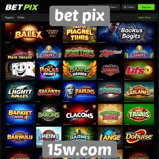 bet pix oferece ampla variedade de jogos online